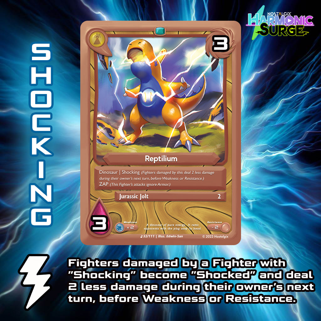 
                  
                    Harmonic Surge 1st Edition Booster Pack - Nostalgix TCG
                  
                