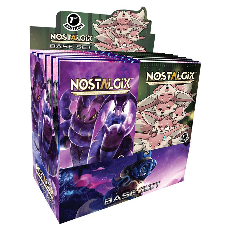 Nostalgix TCG: Base Set 1st Edition Booster Display Box (36 Packs) Nostalgix TCG Merch Arena Nostalgix TCG: Base Set 1st Edition Booster Display Box (36 Packs) Nostalgix TCG Merch Arena