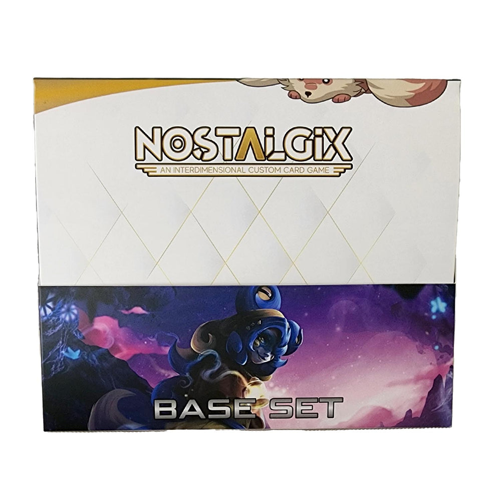 Nostalgix tcg booster box with silver and popular gold rong