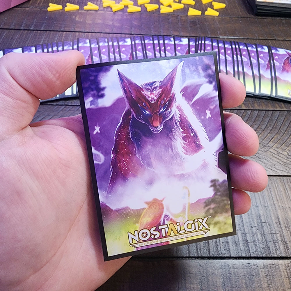 
                  
                    Nostalgix TCG - Stack-O-Fox Void Rare Sleeves (60 Sleeves)
                  
                