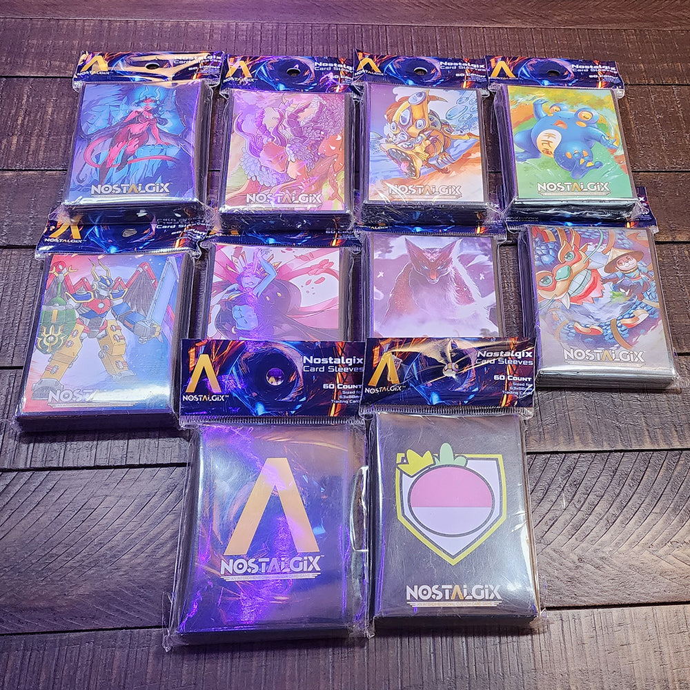 pokemon card sleeves 60 Nostalgix TCG