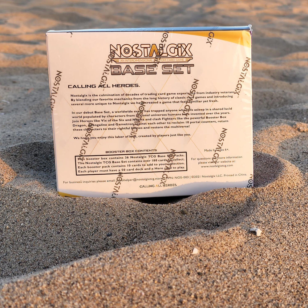 nostalgix booster box Nostalgix TCG: Base Set 1st Edition Booster Display Box (36 Packs) –  Nostalgix TCG Merch Arena